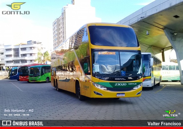 Empresa Gontijo de Transportes 23020 na cidade de Belo Horizonte, Minas Gerais, Brasil, por Valter Francisco. Número da foto: #12107166.