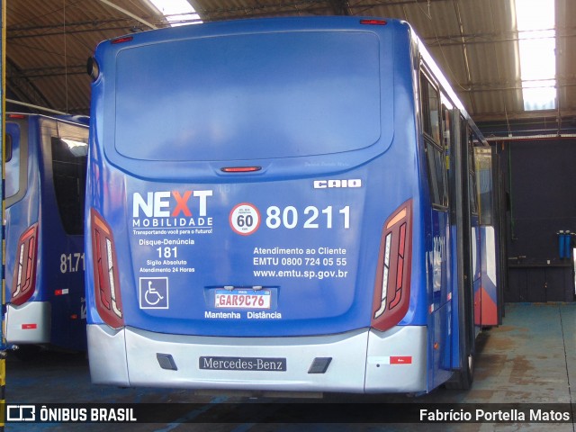 Next Mobilidade - ABC Sistema de Transporte 80.211 na cidade de Santo André, São Paulo, Brasil, por Fabrício Portella Matos. Número da foto: #12107615.