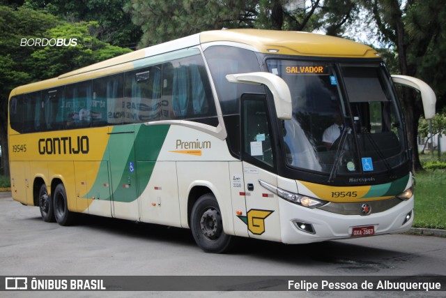 Empresa Gontijo de Transportes 19545 na cidade de Salvador, Bahia, Brasil, por Felipe Pessoa de Albuquerque. Número da foto: #12108279.