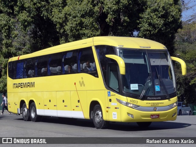 Viação Itapemirim 60013 na cidade de São Paulo, São Paulo, Brasil, por Rafael da Silva Xarão. Número da foto: #12108820.