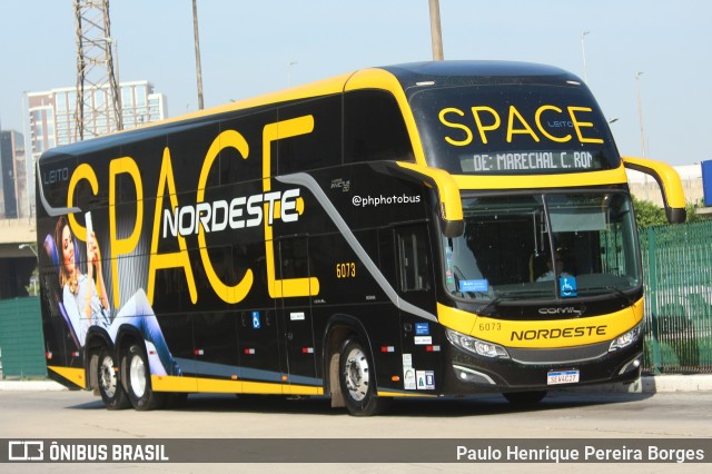Expresso Nordeste 6073 na cidade de São Paulo, São Paulo, Brasil, por Paulo Henrique Pereira Borges. Número da foto: #12067796.
