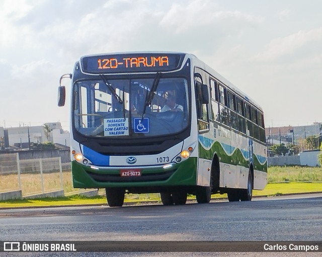 Pioneira Transportes 1073 na cidade de Cascavel, Paraná, Brasil, por Carlos Campos. Número da foto: #12065897.