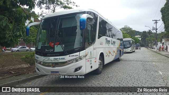 Top Line Turismo RJ 659.004 na cidade de Petrópolis, Rio de Janeiro, Brasil, por Zé Ricardo Reis. Número da foto: #12066722.