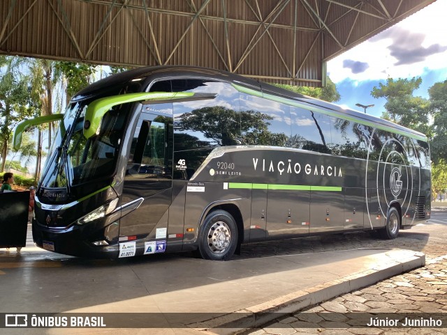 Viação Garcia 92040 na cidade de Bauru, São Paulo, Brasil, por Júnior Juninho. Número da foto: #12066459.