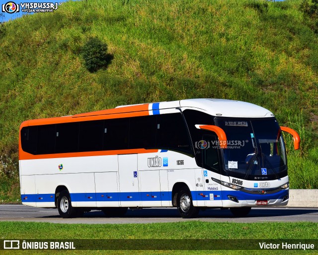 Expresso União 10366 na cidade de Petrópolis, Rio de Janeiro, Brasil, por Victor Henrique. Número da foto: #12067567.