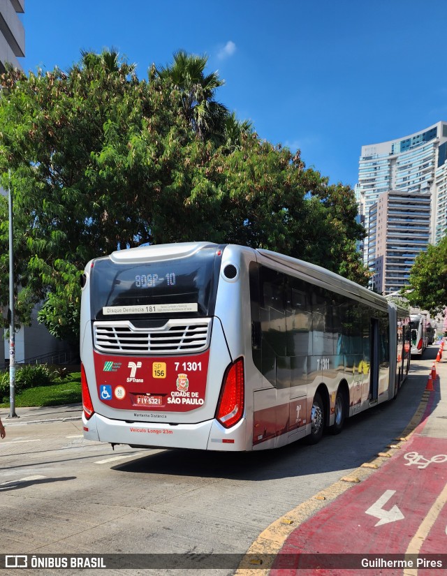 Viação Campo Belo 7 1301 na cidade de São Paulo, São Paulo, Brasil, por Guilherme Pires. Número da foto: #12066036.