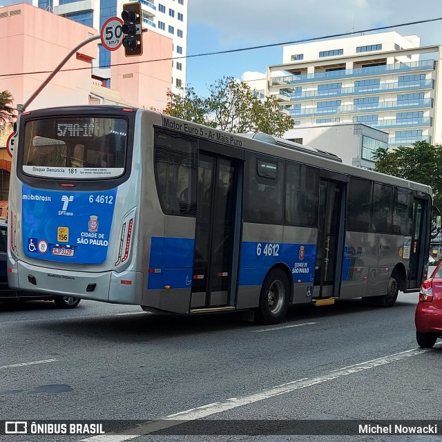 Viação Paratodos > São Jorge > Metropolitana São Paulo > Mobibrasil 6 3612 na cidade de São Paulo, São Paulo, Brasil, por Michel Nowacki. Número da foto: #12066419.
