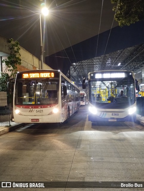 Next Mobilidade - ABC Sistema de Transporte 8360 na cidade de São Paulo, São Paulo, Brasil, por Brollo Bus. Número da foto: #12068071.