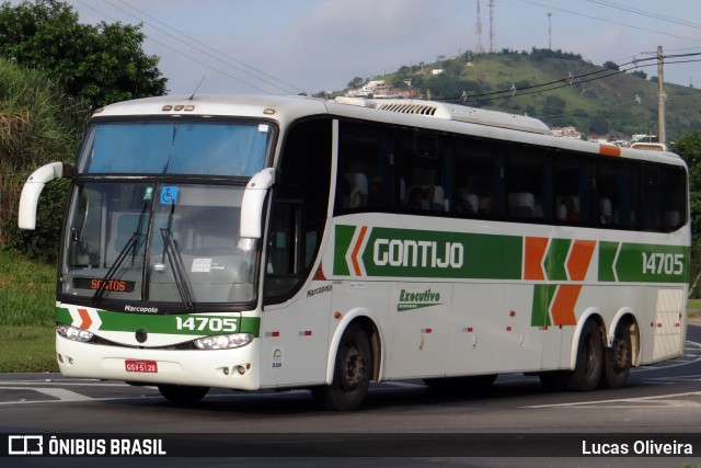 Empresa Gontijo de Transportes 14705 na cidade de Sapucaia, Rio de Janeiro, Brasil, por Lucas Oliveira. Número da foto: #12066626.