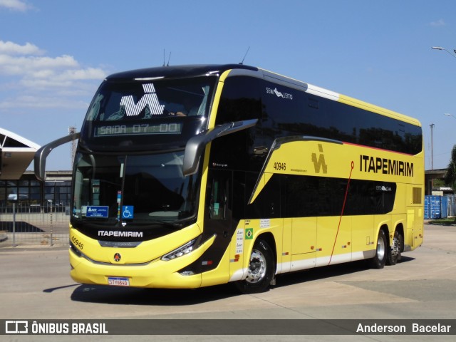 Viação Nova Itapemirim 40946 na cidade de Curitiba, Paraná, Brasil, por Anderson  Bacelar. Número da foto: #12111712.