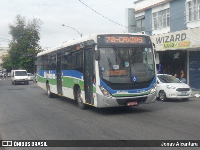 Viação União RJ 204.186 na cidade de Duque de Caxias, Rio de Janeiro, Brasil, por Jonas Alcantara. Número da foto: #12109320.