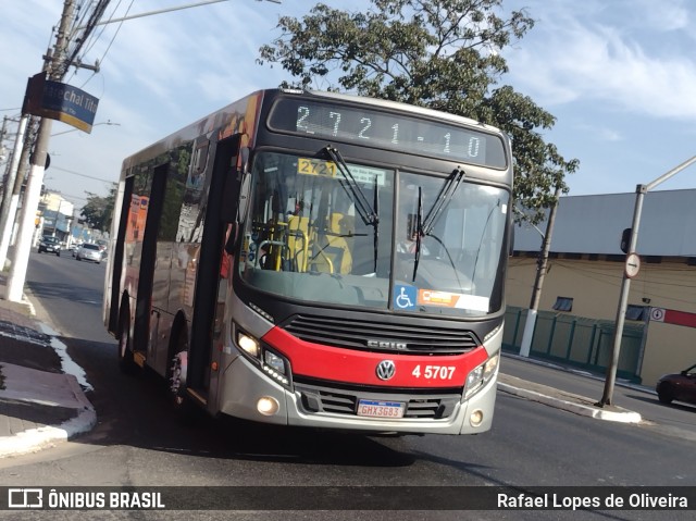 Allibus Transportes 4 5707 na cidade de São Paulo, São Paulo, Brasil, por Rafael Lopes de Oliveira. Número da foto: #12109382.