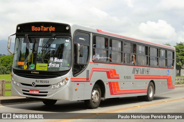 Viação Resendense RJ 192.033 na cidade de Resende, Rio de Janeiro, Brasil, por Paulo Henrique Pereira Borges. Número da foto: #12109644.