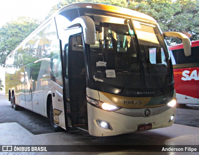 Empresa Gontijo de Transportes 19475 na cidade de Varginha, Minas Gerais, Brasil, por Anderson Filipe. Número da foto: #12111856.