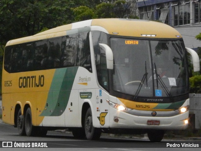 Empresa Gontijo de Transportes 18525 na cidade de Volta Redonda, Rio de Janeiro, Brasil, por Pedro Vinicius. Número da foto: #12111360.
