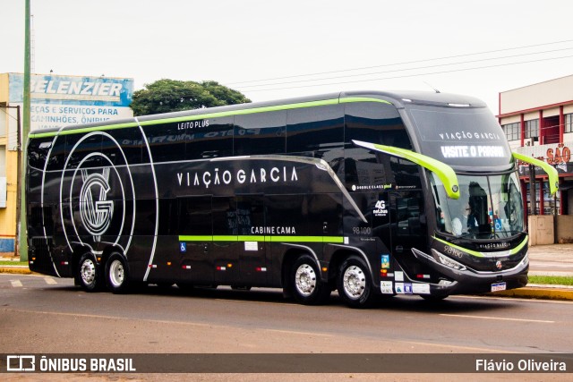 Viação Garcia 98100 na cidade de Toledo, Paraná, Brasil, por Flávio Oliveira. Número da foto: #12111575.
