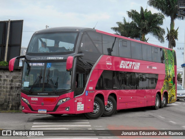 Eucatur - Empresa União Cascavel de Transportes e Turismo 6006 na cidade de Itajaí, Santa Catarina, Brasil, por Jonatan Eduardo Jurk Ramos. Número da foto: #12109748.