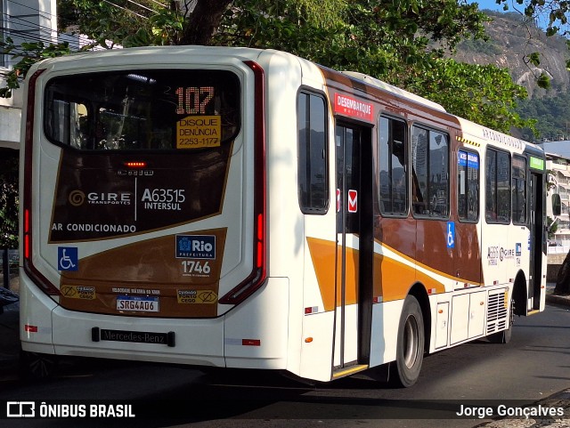 Erig Transportes > Gire Transportes A63515 na cidade de Rio de Janeiro, Rio de Janeiro, Brasil, por Jorge Gonçalves. Número da foto: #12110113.