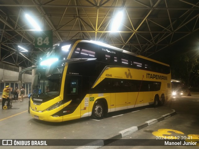 Viação Nova Itapemirim 40946 na cidade de São Paulo, São Paulo, Brasil, por Manoel Junior. Número da foto: #12111551.