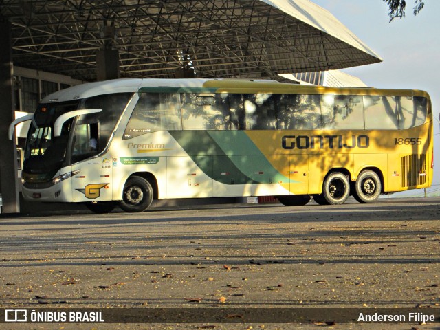 Empresa Gontijo de Transportes 18655 na cidade de Varginha, Minas Gerais, Brasil, por Anderson Filipe. Número da foto: #12111871.