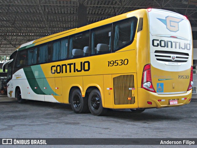 Empresa Gontijo de Transportes 19530 na cidade de Varginha, Minas Gerais, Brasil, por Anderson Filipe. Número da foto: #12111866.