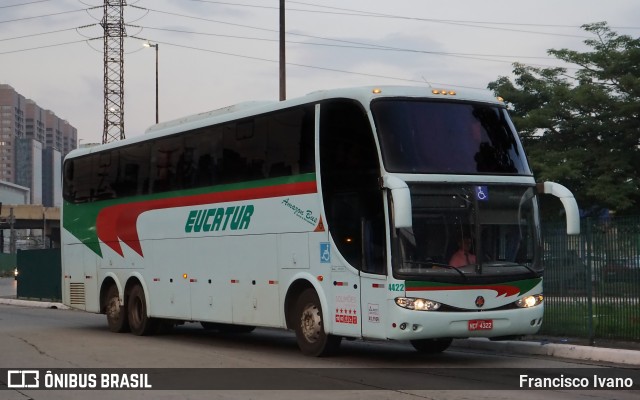Eucatur - Empresa União Cascavel de Transportes e Turismo 4422 na cidade de São Paulo, São Paulo, Brasil, por Francisco Ivano. Número da foto: #12111769.