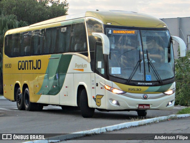 Empresa Gontijo de Transportes 19530 na cidade de Varginha, Minas Gerais, Brasil, por Anderson Filipe. Número da foto: #12111872.