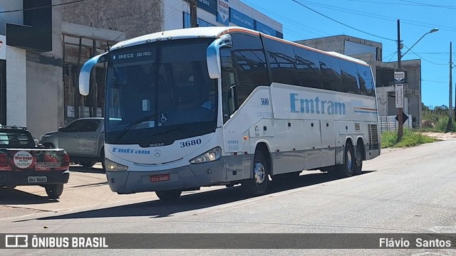 Emtram 3680 na cidade de Barra da Estiva, Bahia, Brasil, por Flávio  Santos. Número da foto: #12109464.