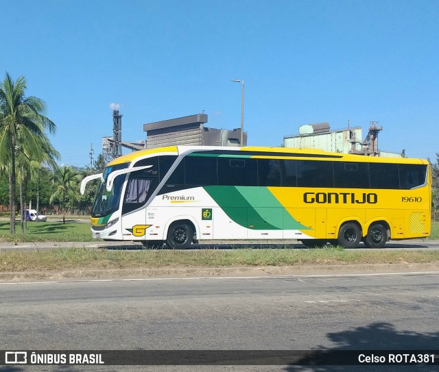Empresa Gontijo de Transportes 19610 na cidade de Ipatinga, Minas Gerais, Brasil, por Celso ROTA381. Número da foto: #12110642.
