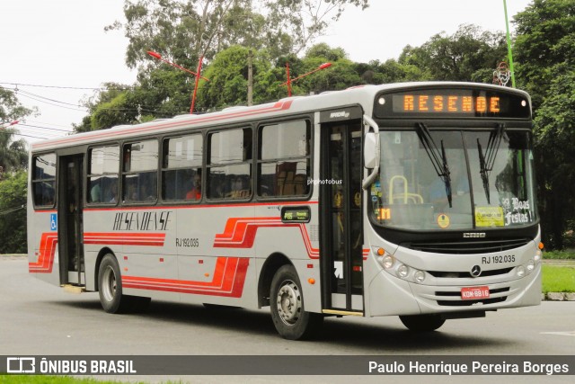 Viação Resendense RJ 192.035 na cidade de Resende, Rio de Janeiro, Brasil, por Paulo Henrique Pereira Borges. Número da foto: #12109666.