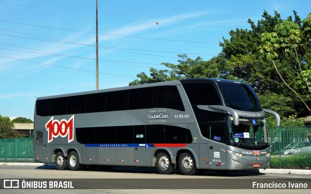 Auto Viação 1001 RJ 108.683 na cidade de São Paulo, São Paulo, Brasil, por Francisco Ivano. Número da foto: #12111790.
