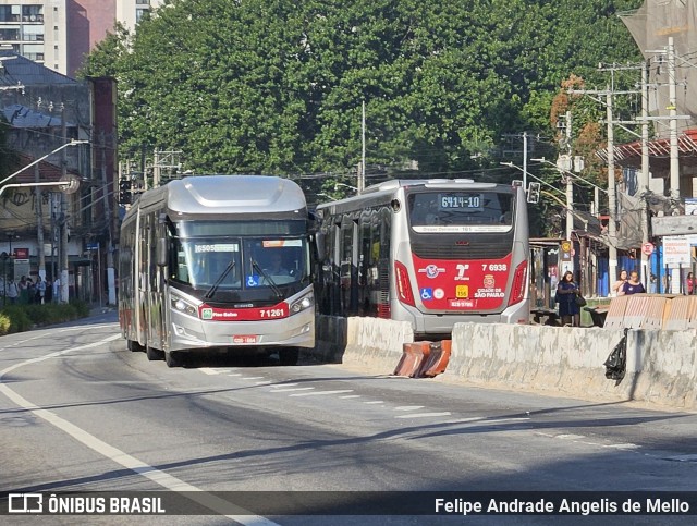 Viação Campo Belo 7 1261 na cidade de São Paulo, São Paulo, Brasil, por Felipe Andrade Angelis de Mello. Número da foto: #12109430.