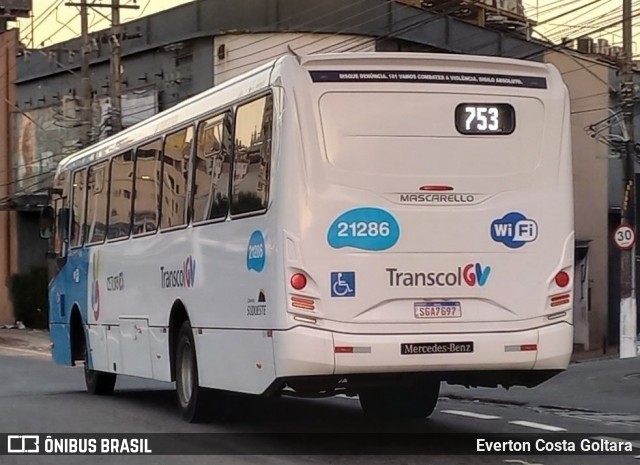Santa Zita Transportes Coletivos 21286 na cidade de Cariacica, Espírito Santo, Brasil, por Everton Costa Goltara. Número da foto: #12109950.