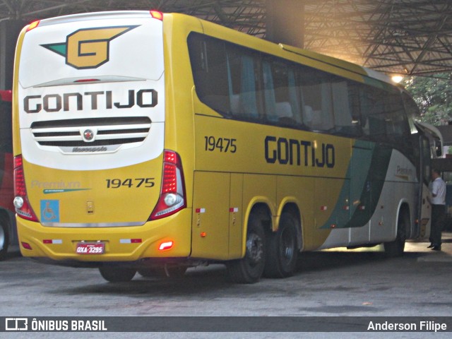 Empresa Gontijo de Transportes 19475 na cidade de Varginha, Minas Gerais, Brasil, por Anderson Filipe. Número da foto: #12111855.