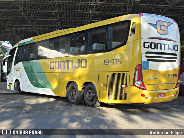 Empresa Gontijo de Transportes 19415 na cidade de Varginha, Minas Gerais, Brasil, por Anderson Filipe. Número da foto: #12111933.