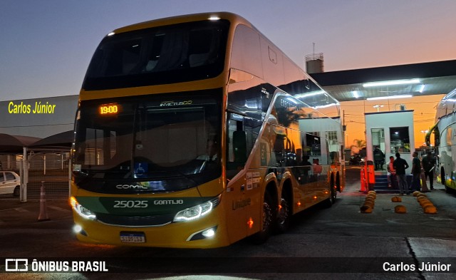 Empresa Gontijo de Transportes 25025 na cidade de Goiânia, Goiás, Brasil, por Carlos Júnior. Número da foto: #12114127.