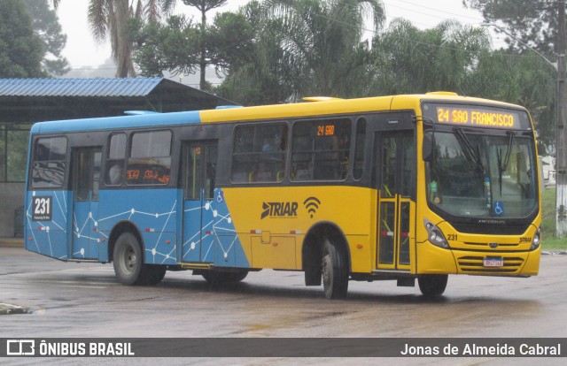 Francovig Transportes Coletivos 231 na cidade de Araucária, Paraná, Brasil, por Jonas de Almeida Cabral. Número da foto: #12114016.