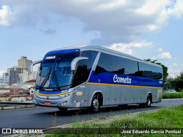 Viação Cometa 18543 na cidade de Campinas, São Paulo, Brasil, por José Eduardo Garcia Pontual. Número da foto: #12112240.