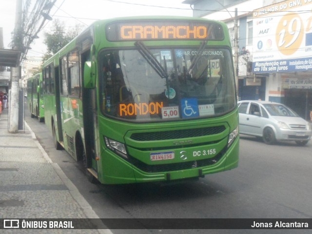 Transportes Santo Antônio DC 3.155 na cidade de Duque de Caxias, Rio de Janeiro, Brasil, por Jonas Alcantara. Número da foto: #12113583.