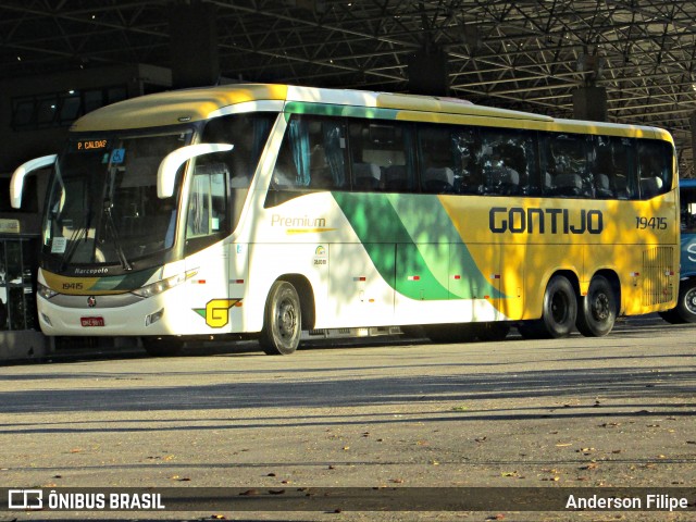 Empresa Gontijo de Transportes 19415 na cidade de Varginha, Minas Gerais, Brasil, por Anderson Filipe. Número da foto: #12111936.