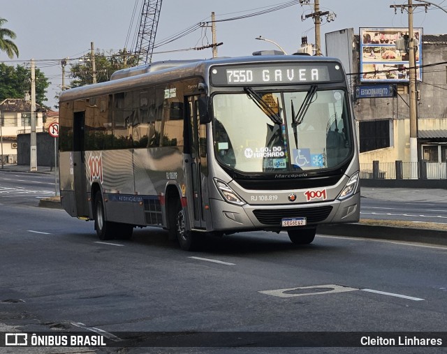 Auto Viação 1001 RJ 108.819 na cidade de Niterói, Rio de Janeiro, Brasil, por Cleiton Linhares. Número da foto: #12113566.