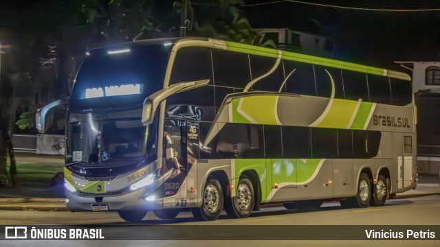 Brasil Sul Linhas Rodoviárias 3620 na cidade de Joinville, Santa Catarina, Brasil, por Vinicius Petris. Número da foto: #12113339.