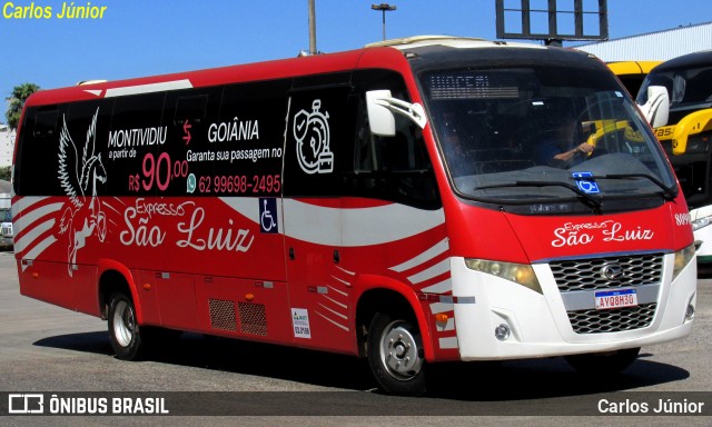 Expresso São Luiz 8090 na cidade de Goiânia, Goiás, Brasil, por Carlos Júnior. Número da foto: #12113962.