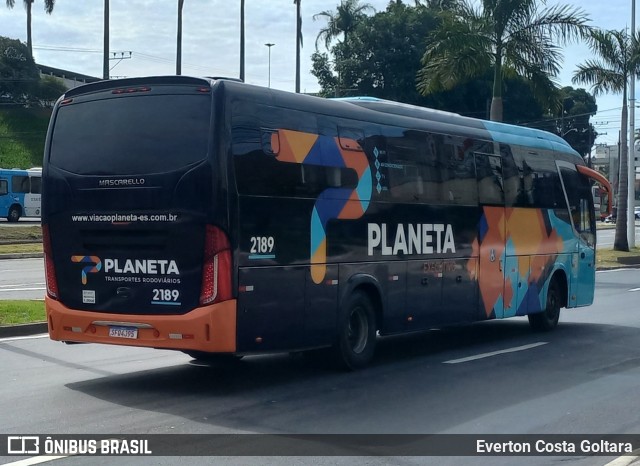 Planeta Transportes Rodoviários 2189 na cidade de Cariacica, Espírito Santo, Brasil, por Everton Costa Goltara. Número da foto: #12113513.