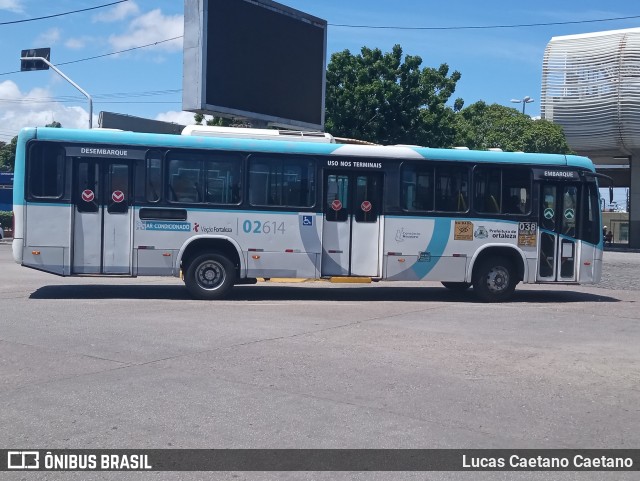 Viação Fortaleza 02614 na cidade de Fortaleza, Ceará, Brasil, por Lucas Caetano. Número da foto: #12113761.