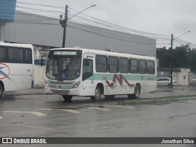 Viação Mirim 820 na cidade de Jaboatão dos Guararapes, Pernambuco, Brasil, por Jonathan Silva. Número da foto: #12112095.