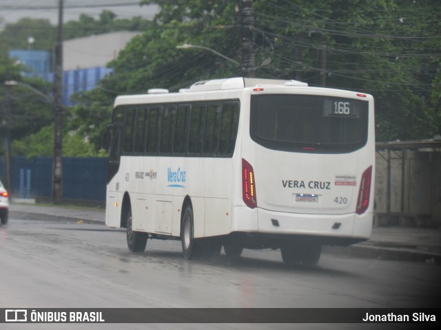 Expresso Vera Cruz 420 na cidade de Jaboatão dos Guararapes, Pernambuco, Brasil, por Jonathan Silva. Número da foto: #12112098.