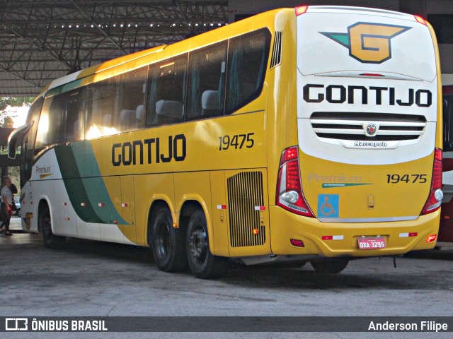 Empresa Gontijo de Transportes 19475 na cidade de Varginha, Minas Gerais, Brasil, por Anderson Filipe. Número da foto: #12111899.