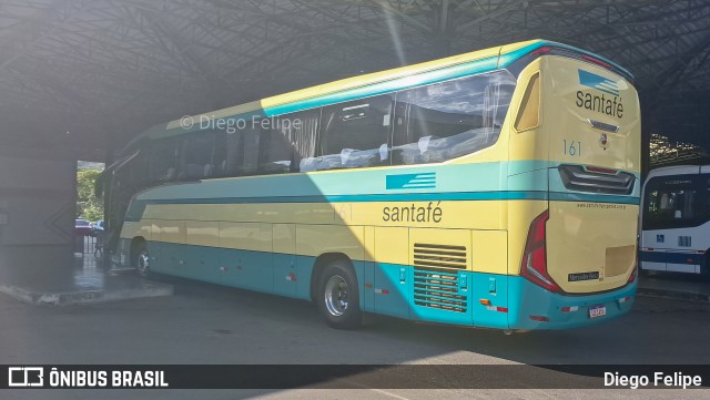 Santa Fé Transportes 161 na cidade de Formiga, Minas Gerais, Brasil, por Diego Felipe. Número da foto: #12114089.