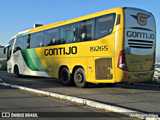 Empresa Gontijo de Transportes 19265 na cidade de Varginha, Minas Gerais, Brasil, por Anderson Filipe. Número da foto: #12111920.